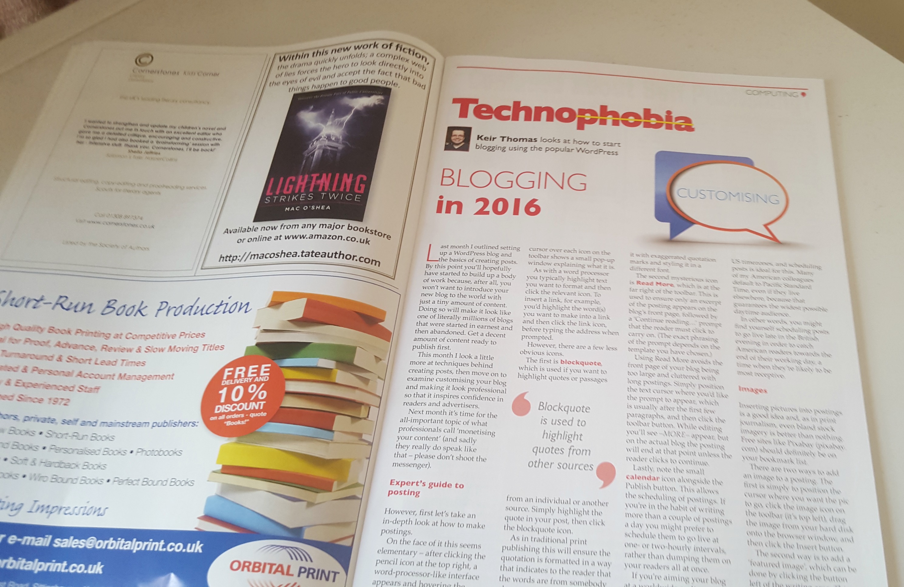 writing magazine