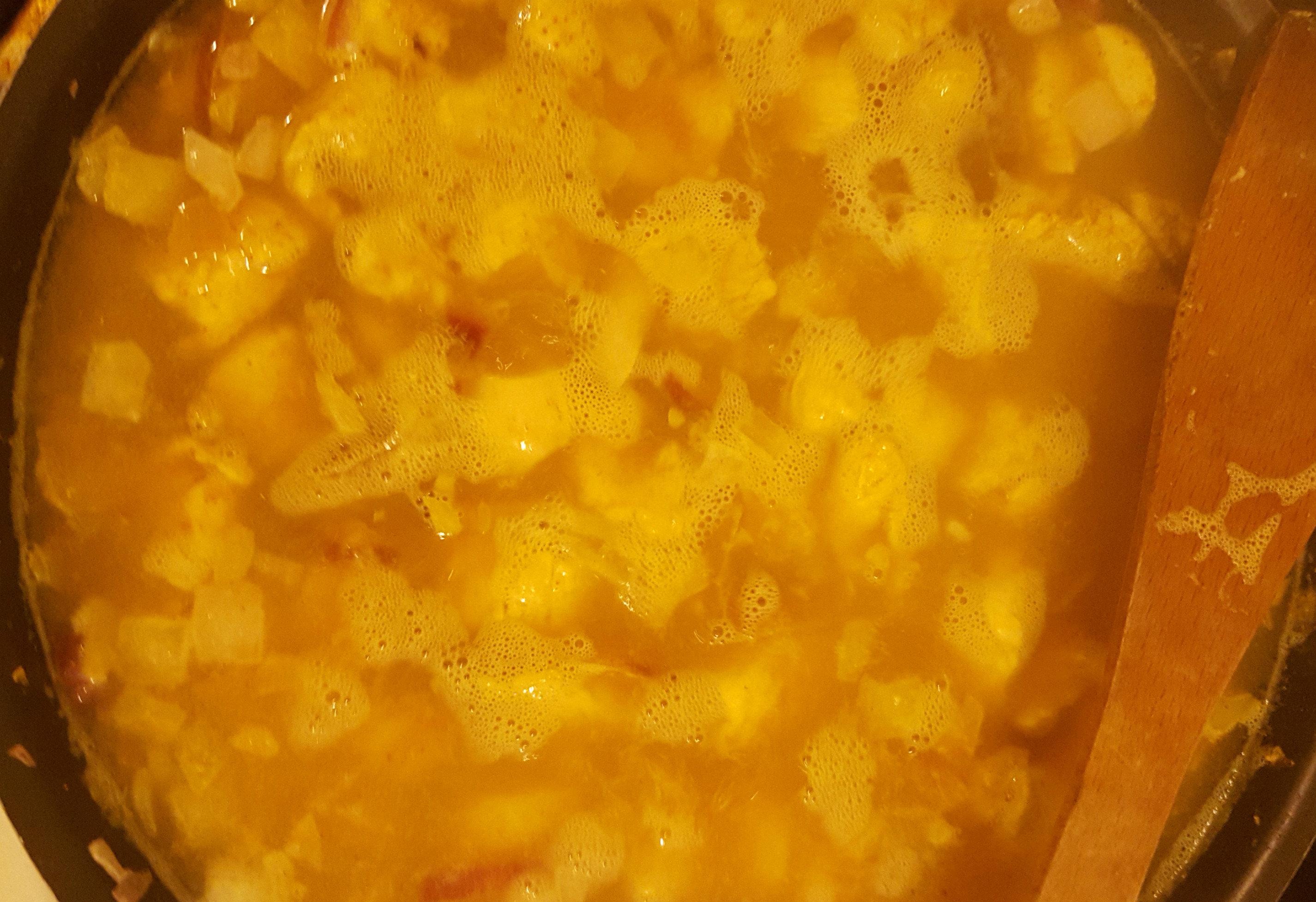 Simmering away