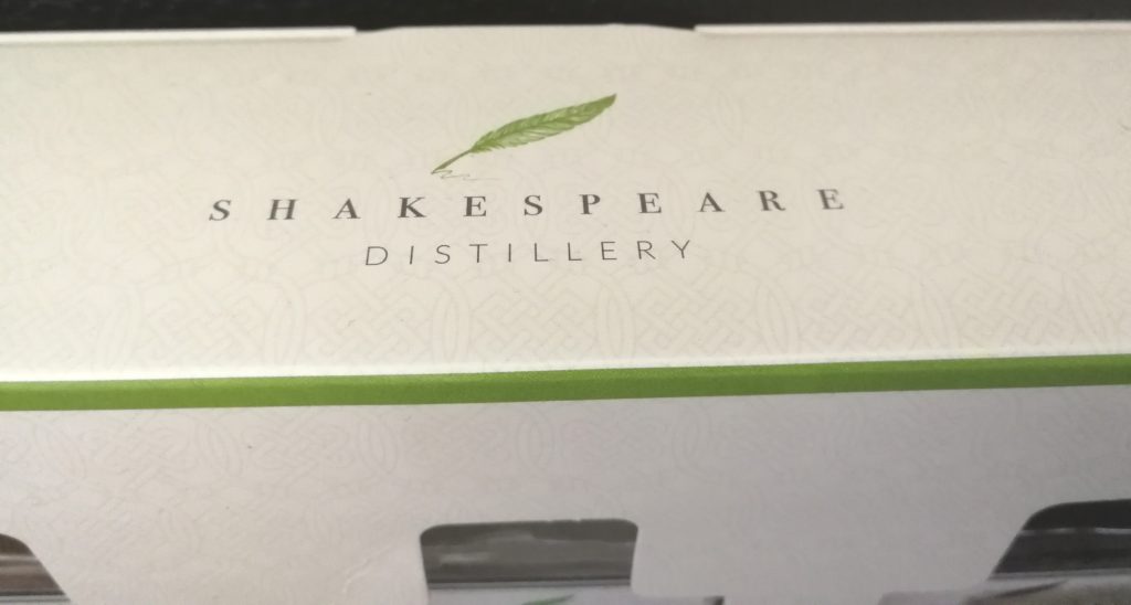 Shakespeare Distillery packaging