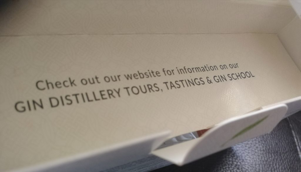 Packaging Shakespeare Distillery set