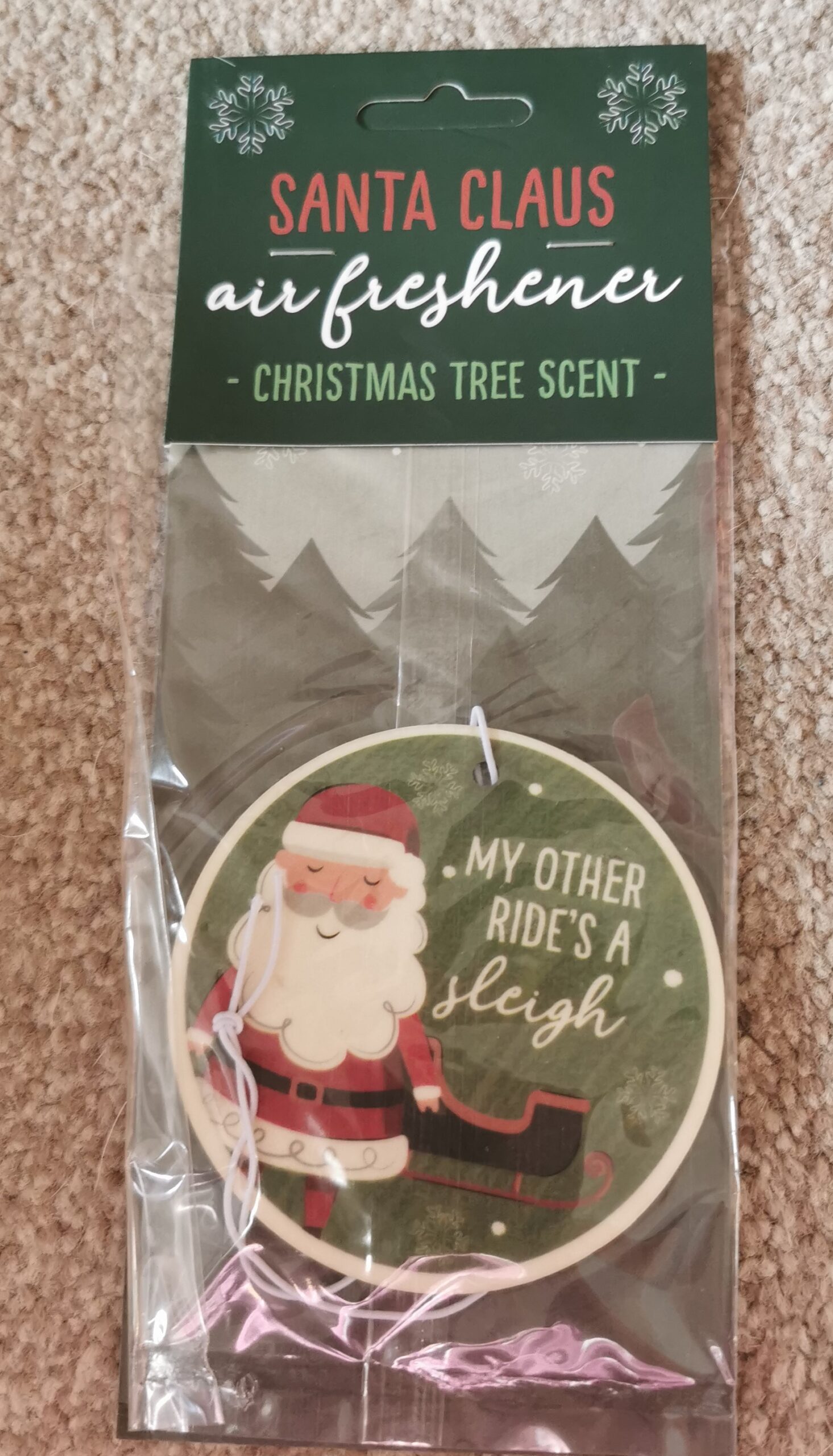 Christmas Shop Holt Santa air freshener